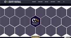 Desktop Screenshot of cruyfffootball.com